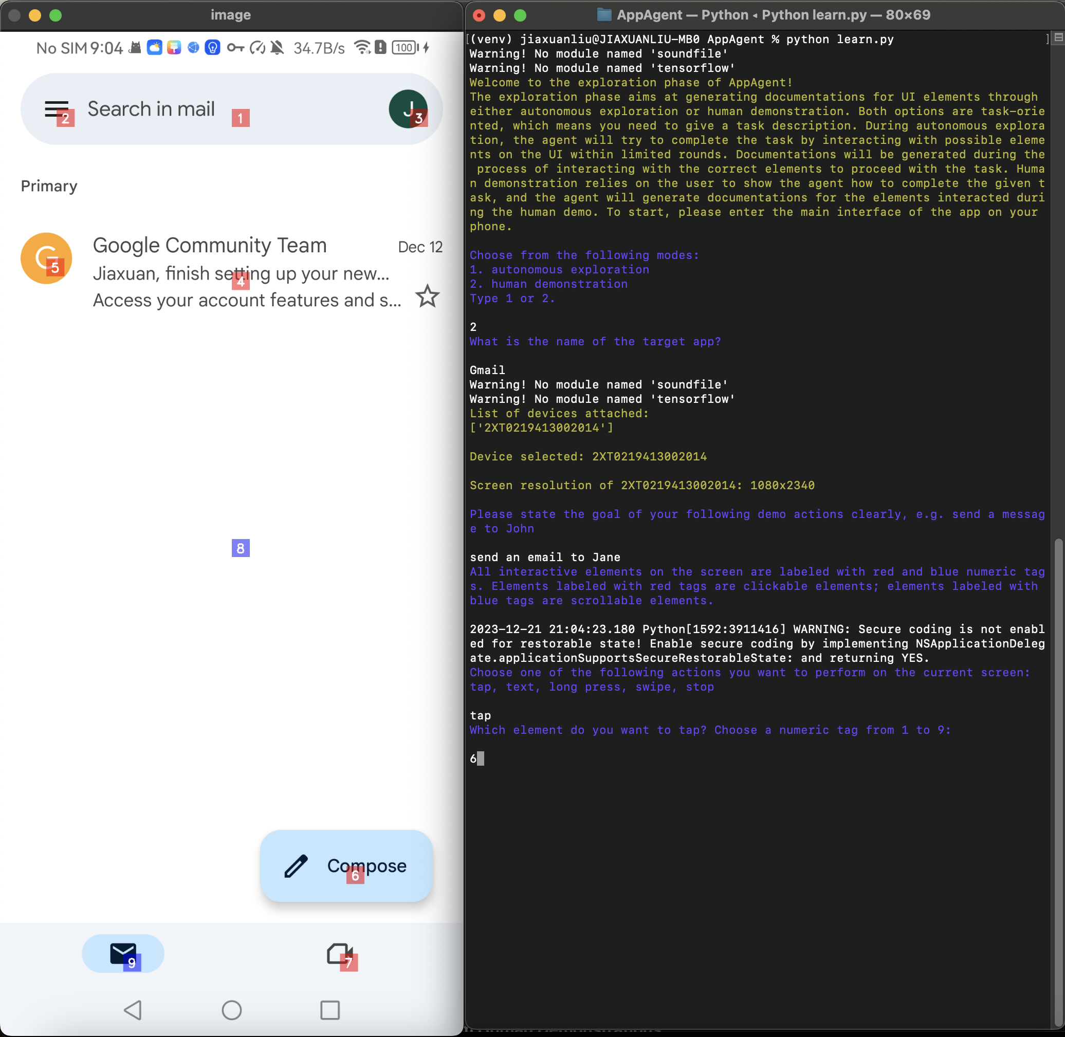 AppAgent demo