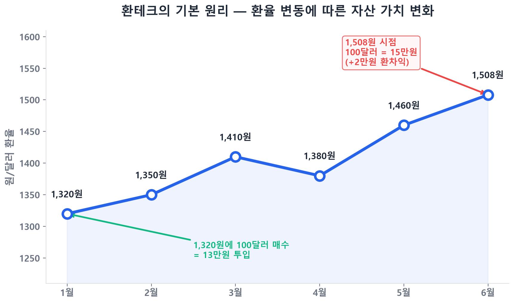 환테크 개념 설명