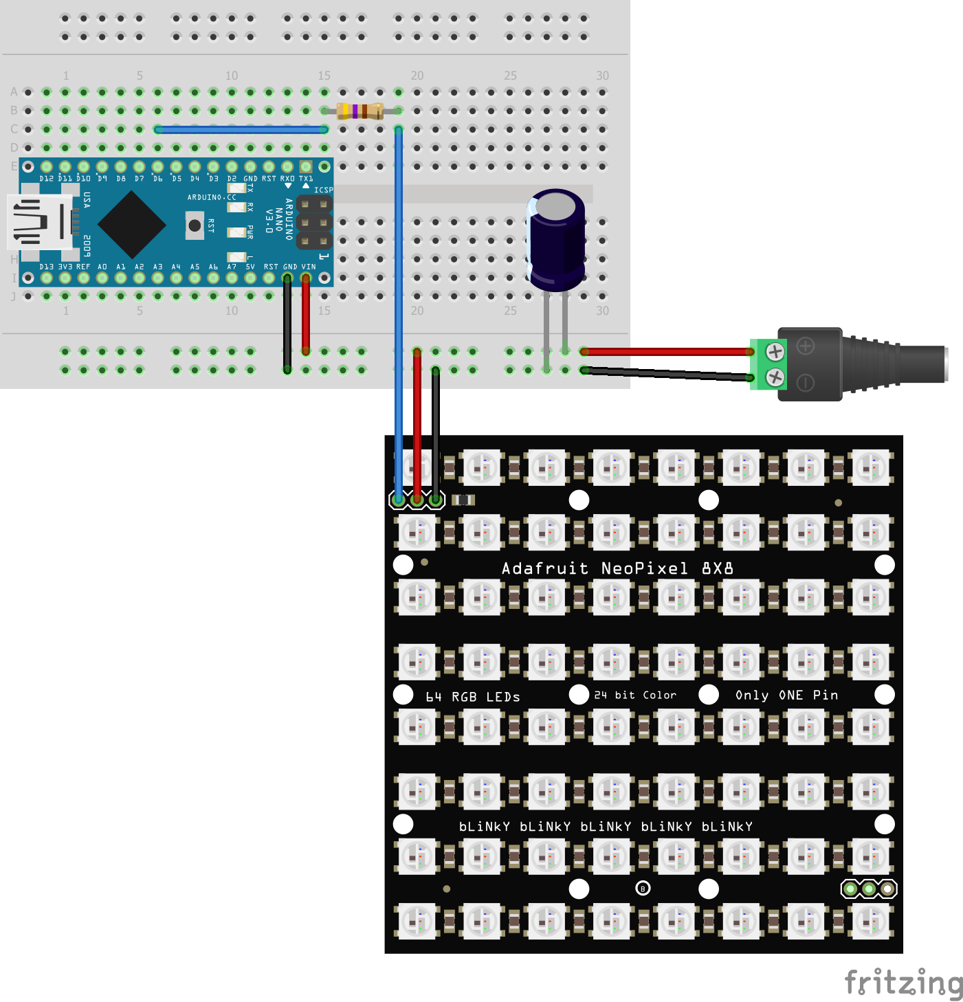 Breadboard Powered Circuit