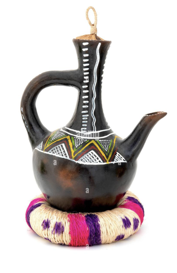 Clay Vessel Jebena Detail