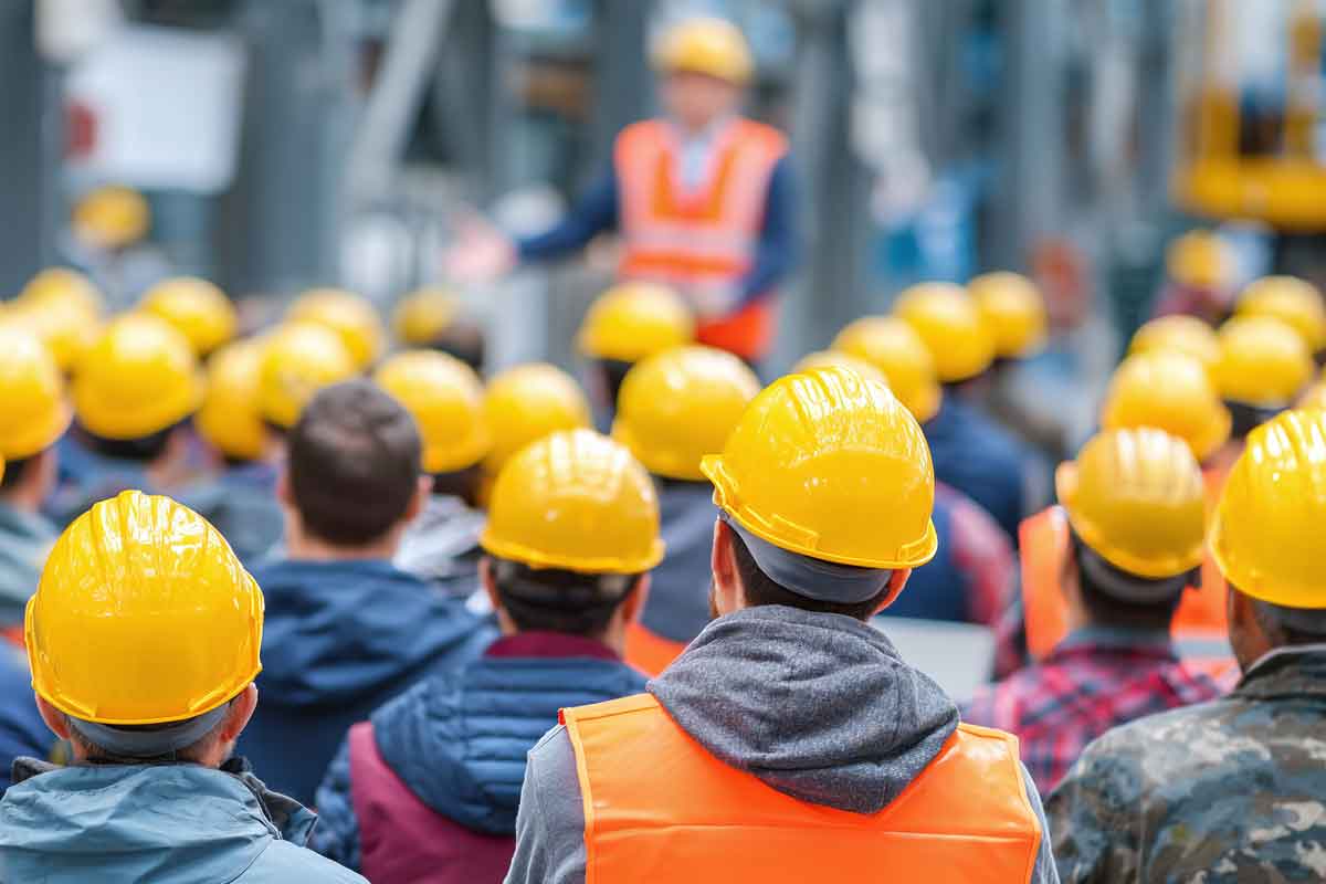 Rail yard safety training exercise