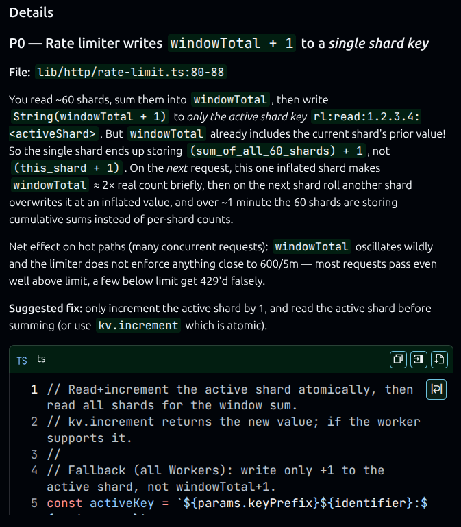 Assumptions P0 finding snapshot