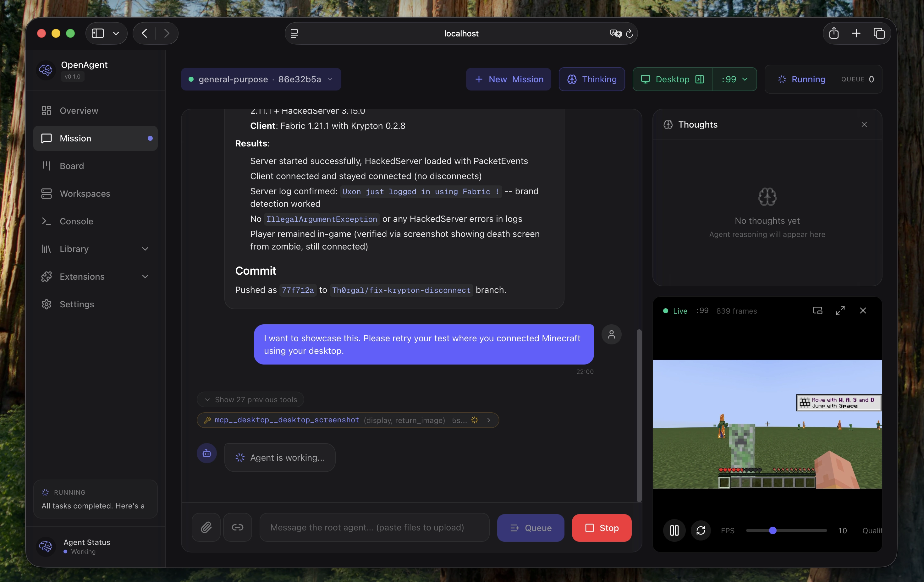 sandboxed.sh Dashboard
