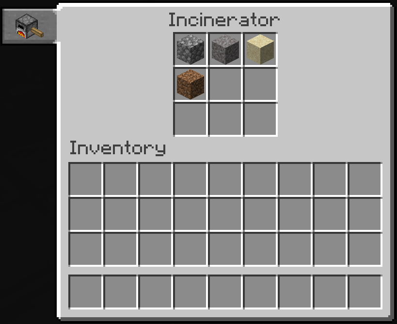 Incinerator Screen