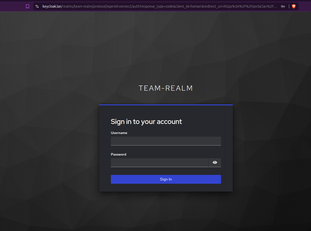 Keycloak Login Example