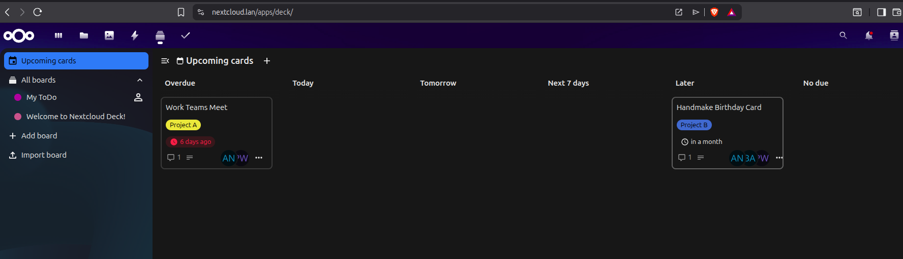 Demonstration of NextCloud Features