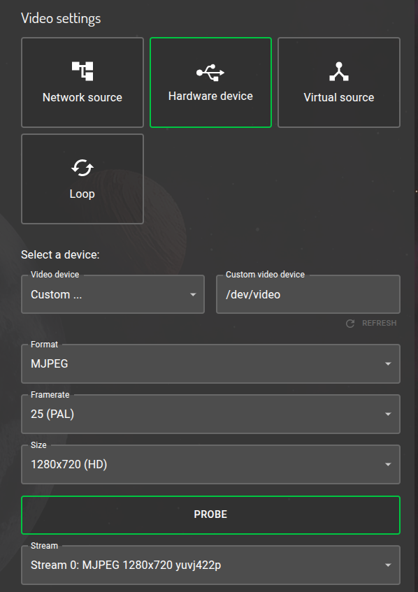 Recommended Restreamer Settings
