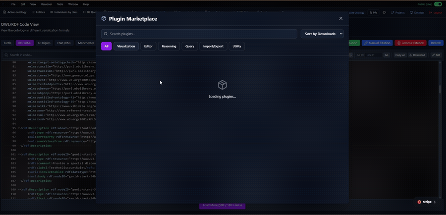 Plugin Marketplace with installable plugins