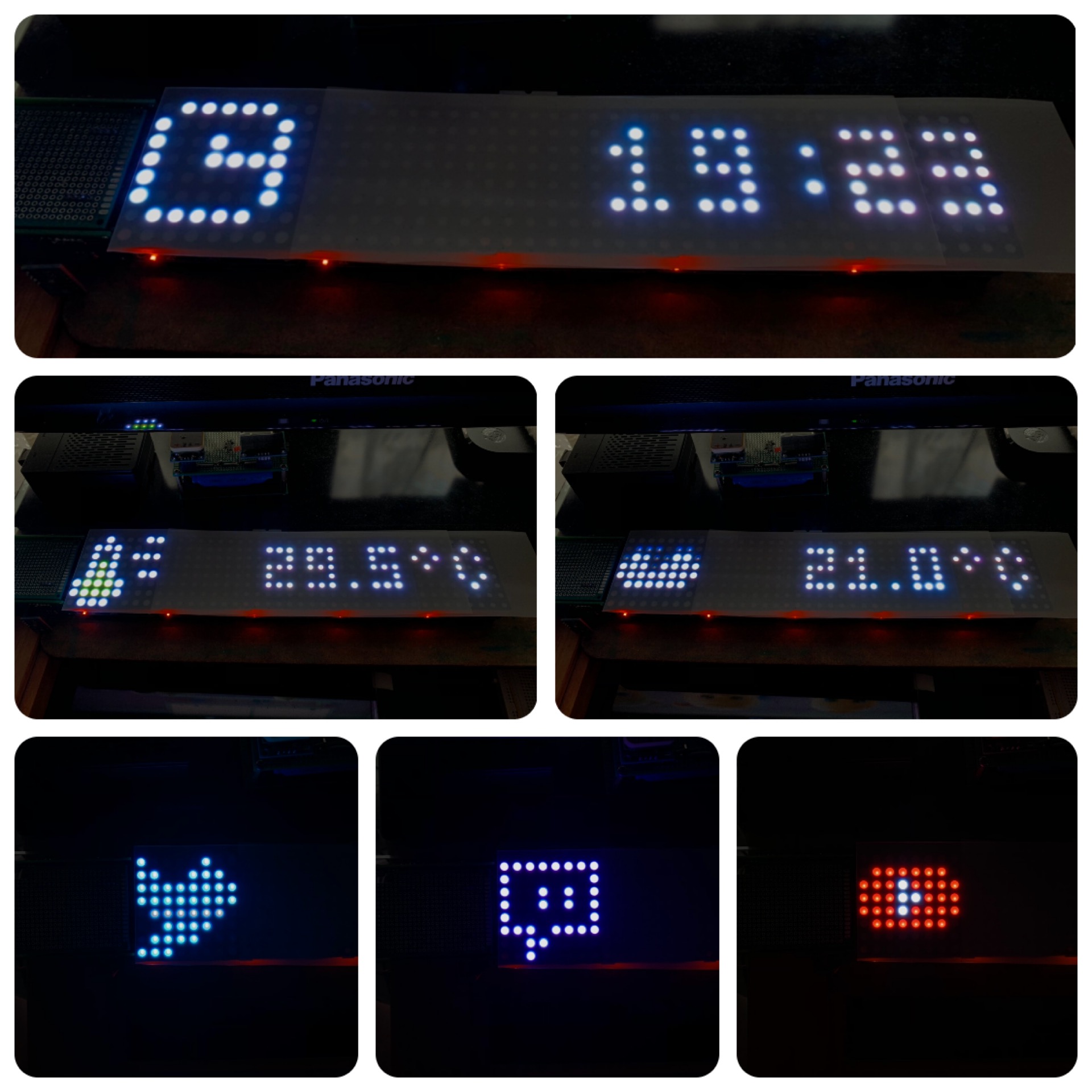 LaMetric Air displays home air quality, humidity, temperature, and more
