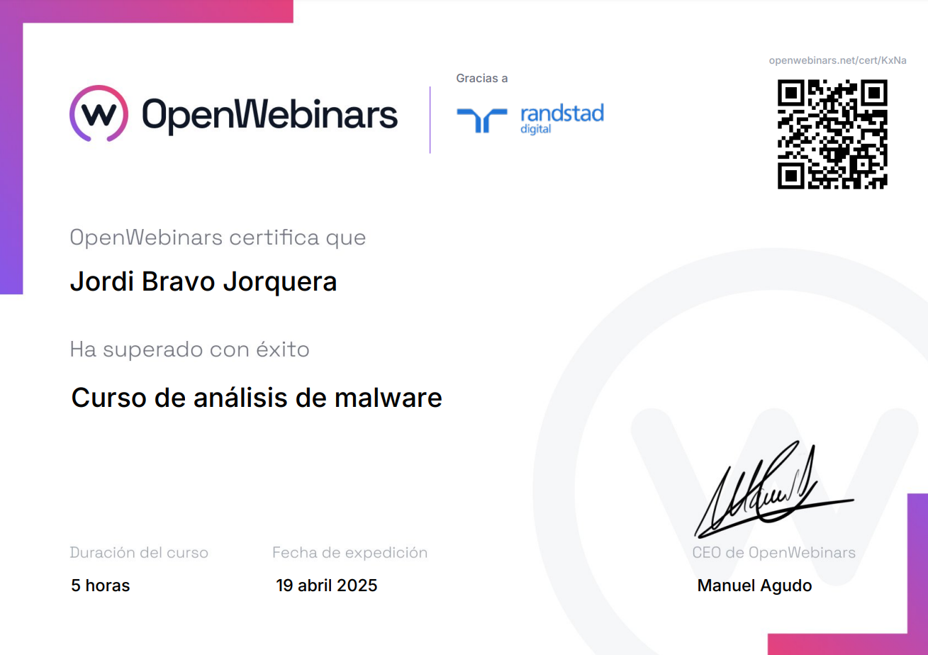 Certificación en Análisis de Malware
