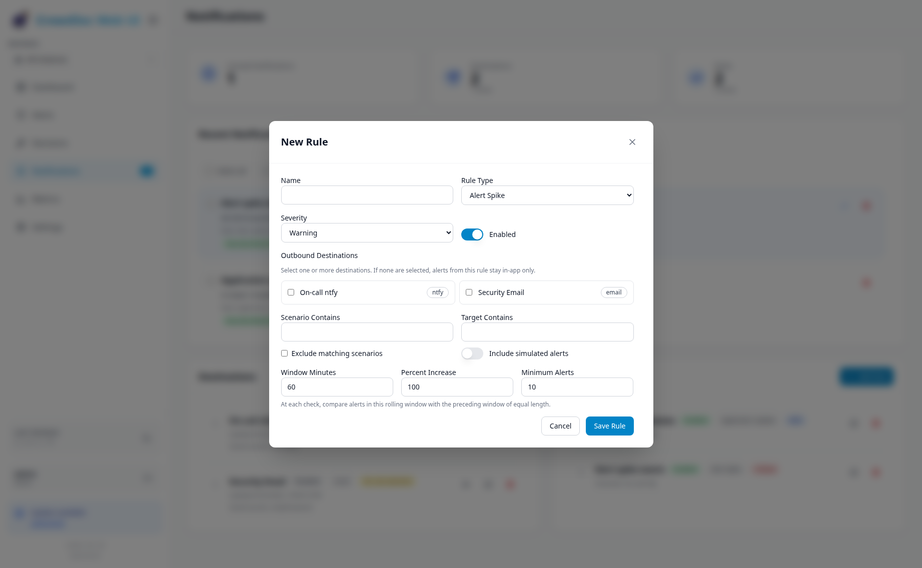 Notification Rule