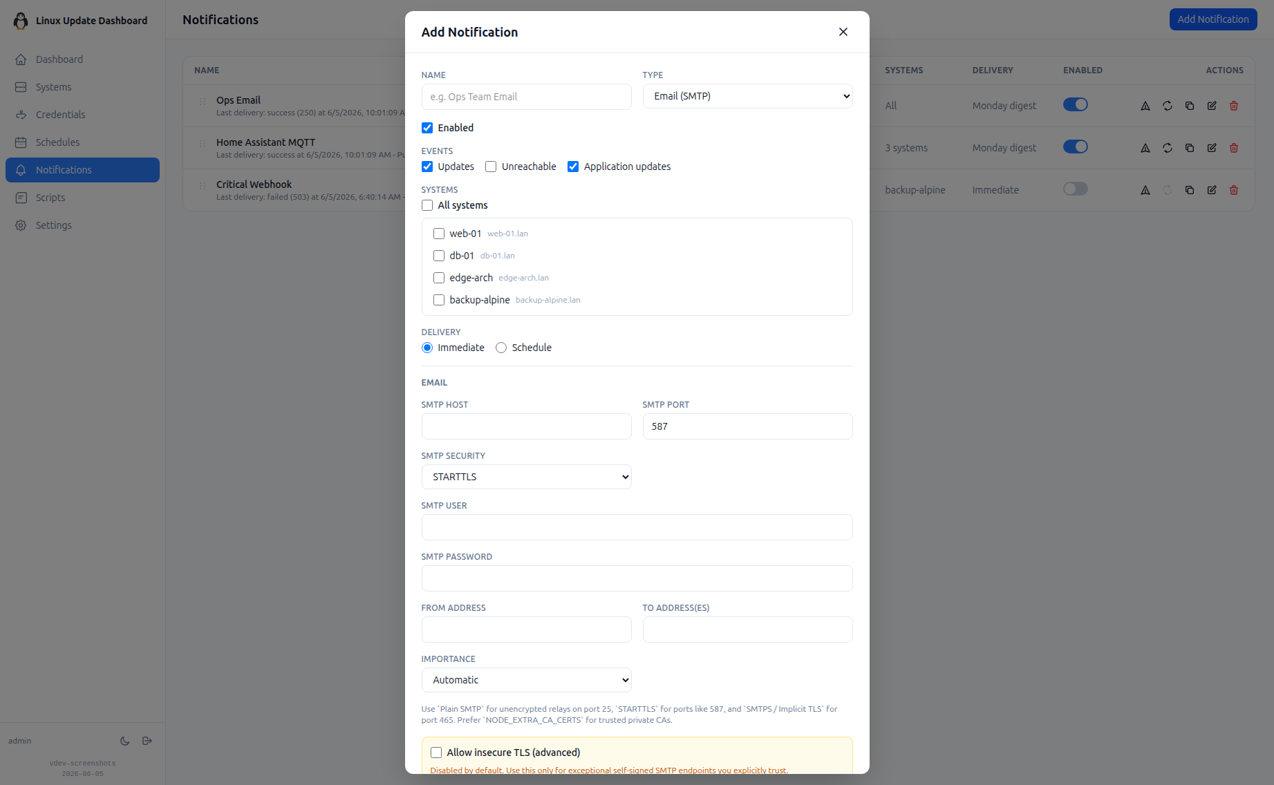 Add Notification