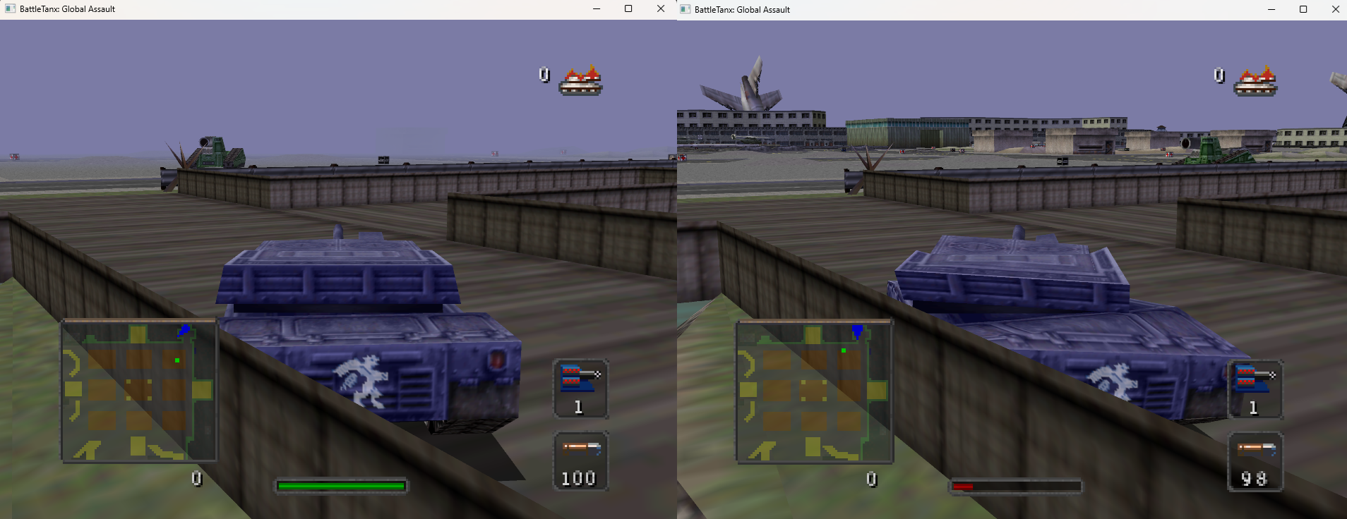 BattleTanx Global Assault no port de PC com mod No Fog e maior distância de visão