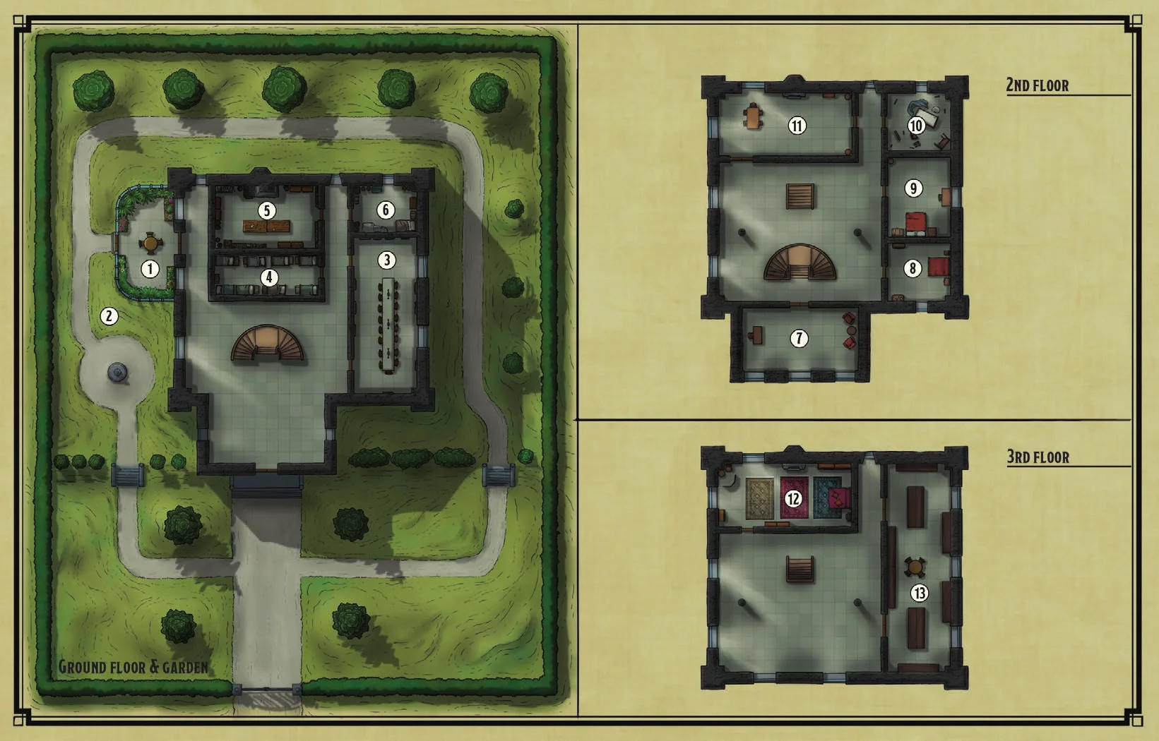 Manor Map Manor Map