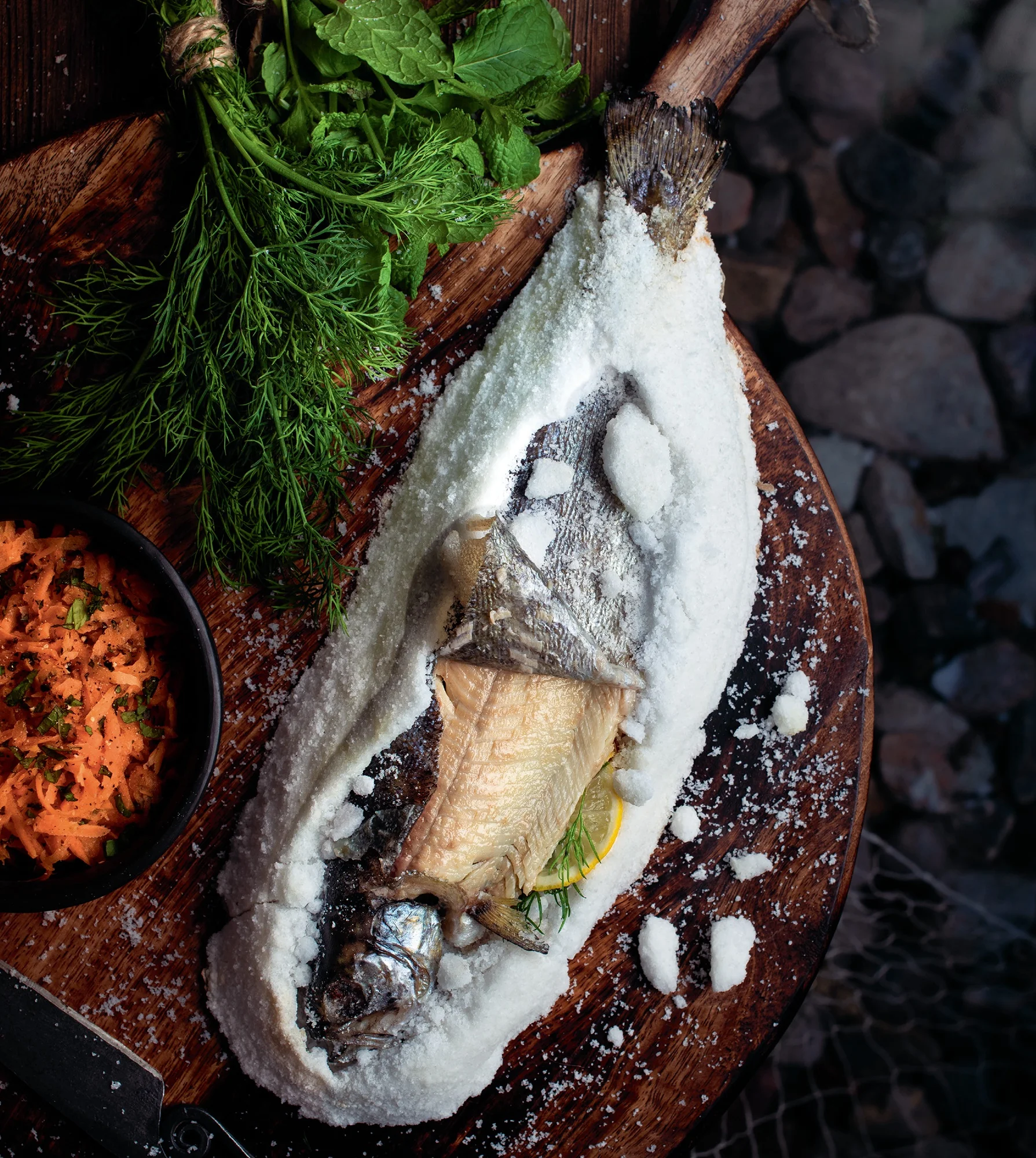 An Skellig Fish in Salt Crust