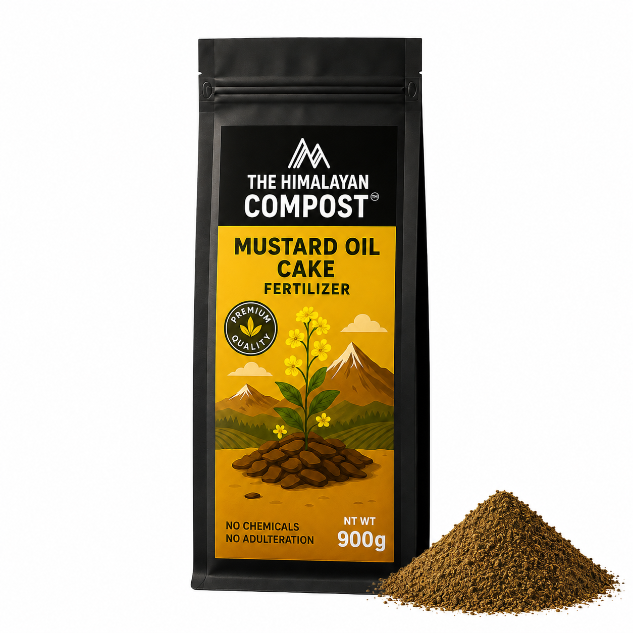 100% Pure Mustard Oil Cake Fertilizer 900gm