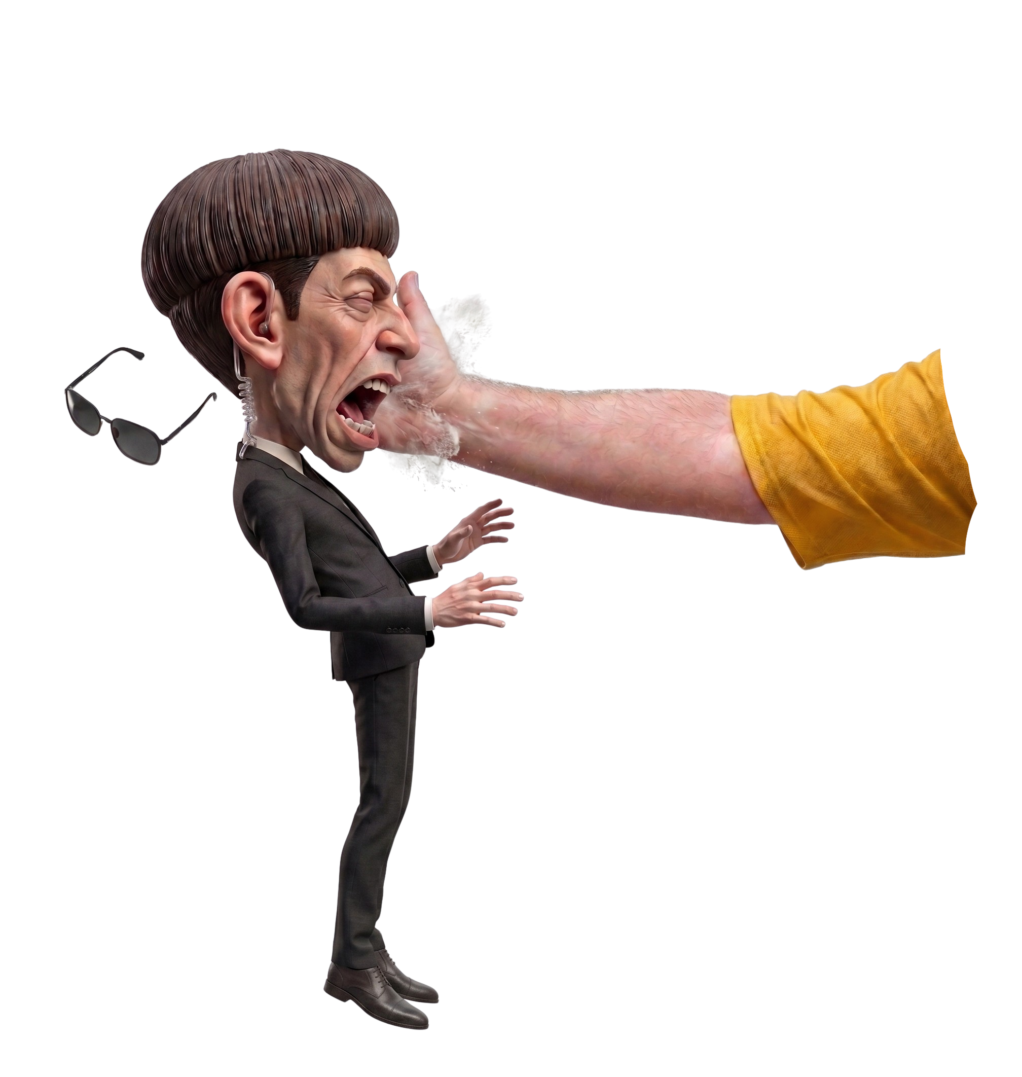 An agent getting slapped into competence