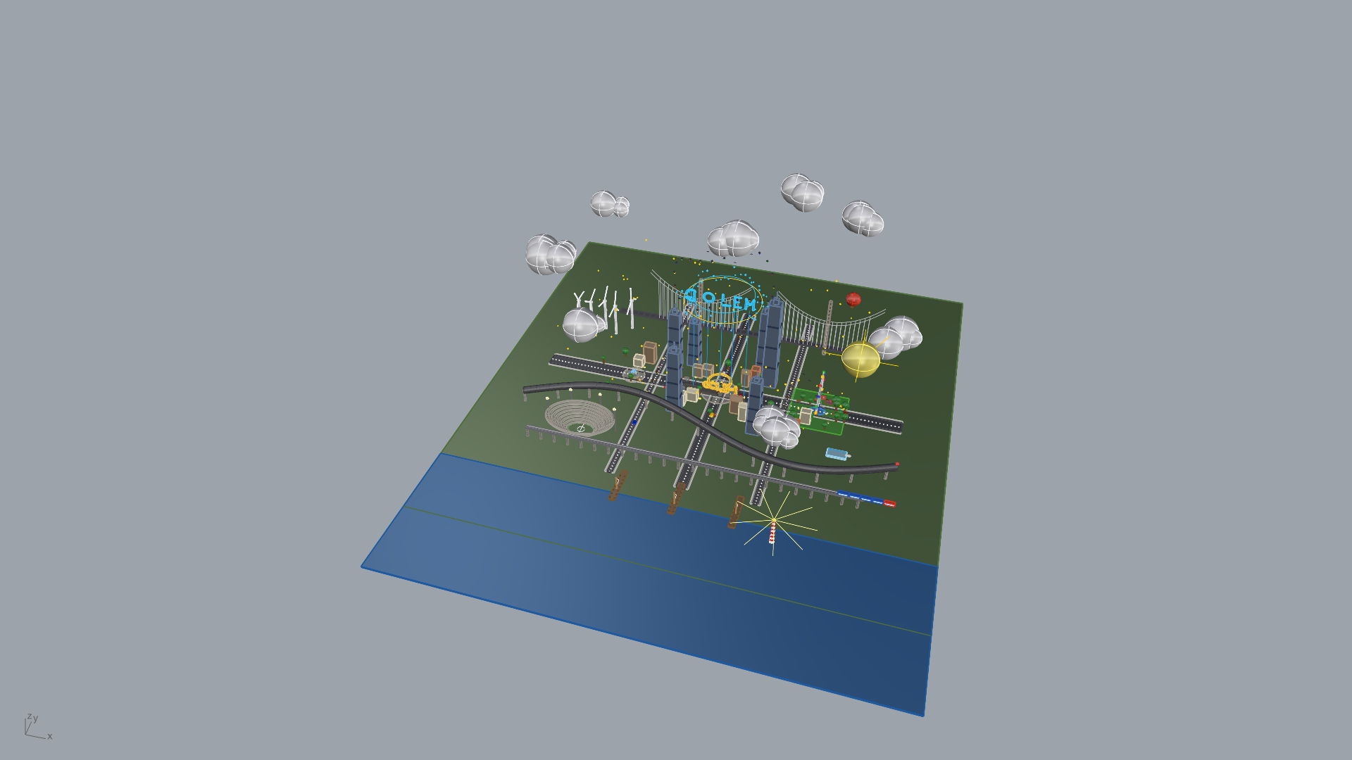 GOLEM City — Street Level