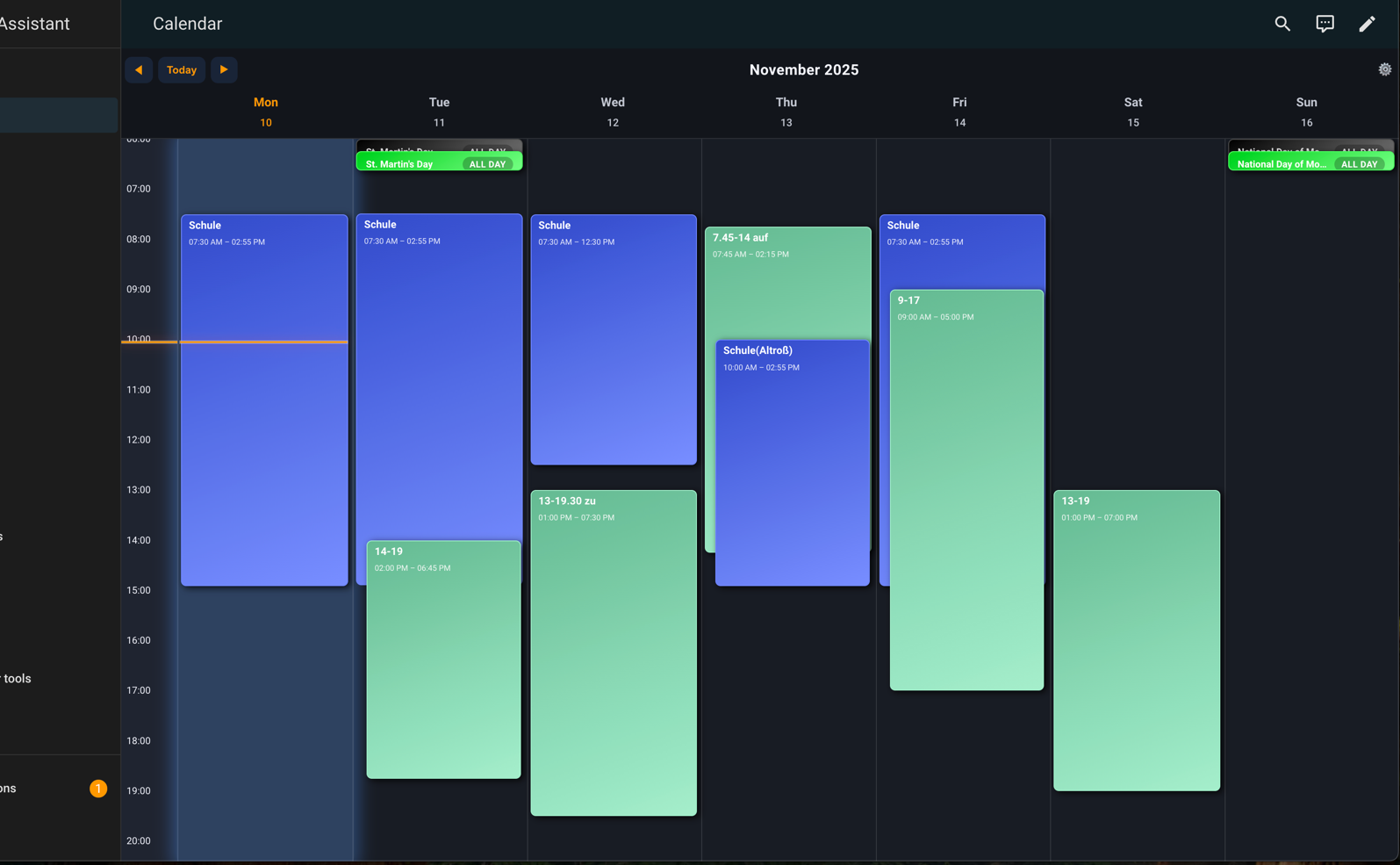 GitHub - TheLuXoR/calendar-week-card: 📆 Calendar - using a highly ...