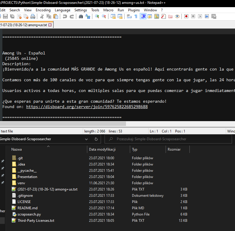 Python file and txt file