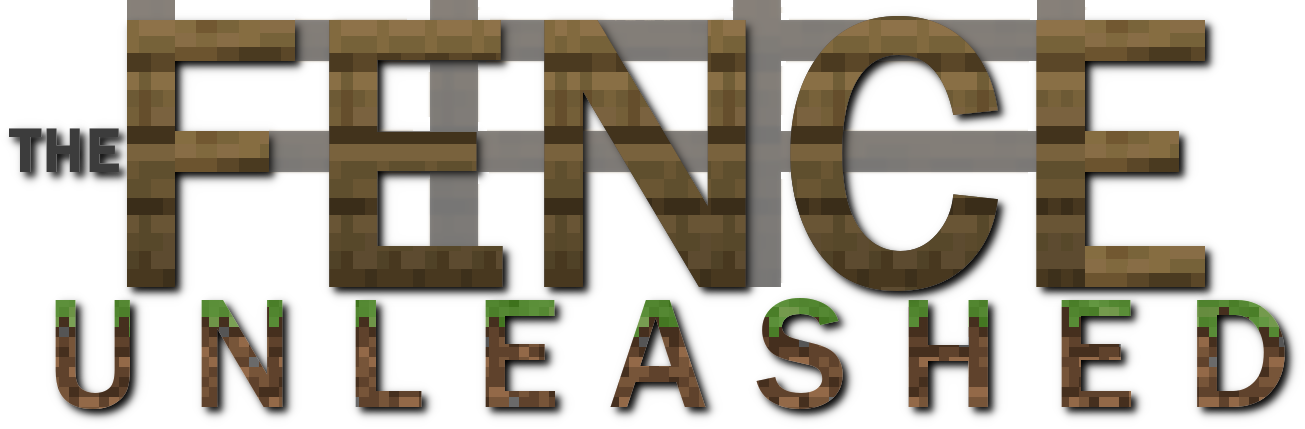 The mod's logo: A stylized version of the name "The Fence Unleashed"