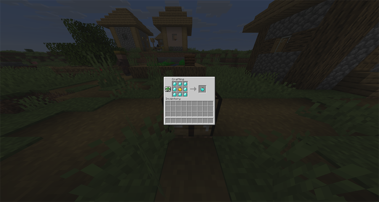 Crafting a diamond apple