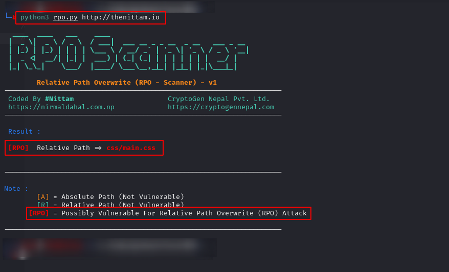 RPO Scanner