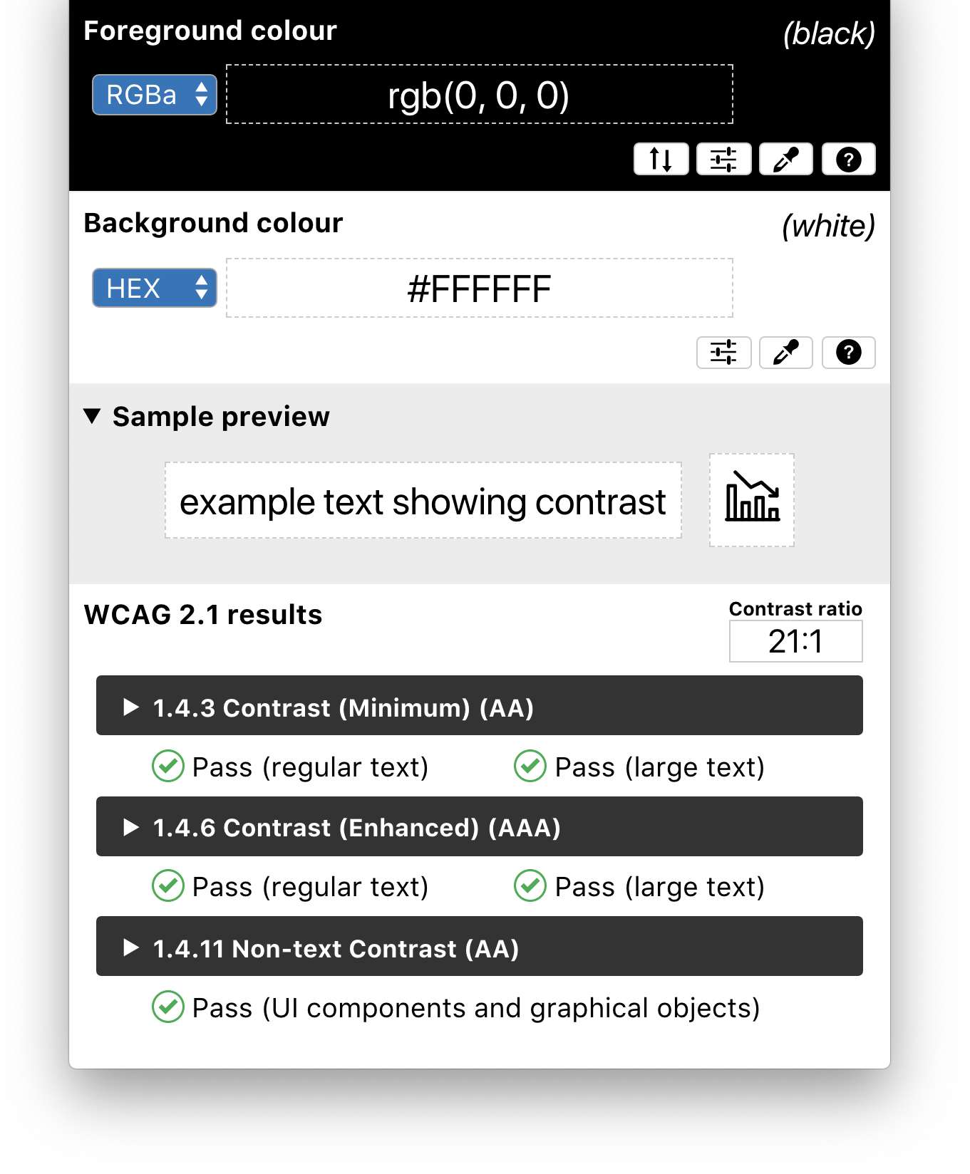 download colour contrast analyser