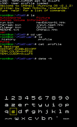 Screenshot 1 of CPShell