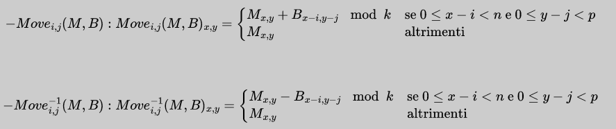 Definizione funzione Move