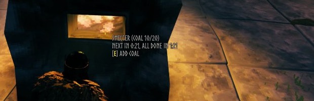 A smelter's timers in runic hover text