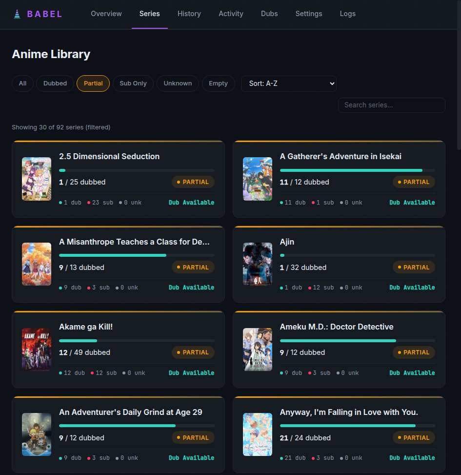 Series Library