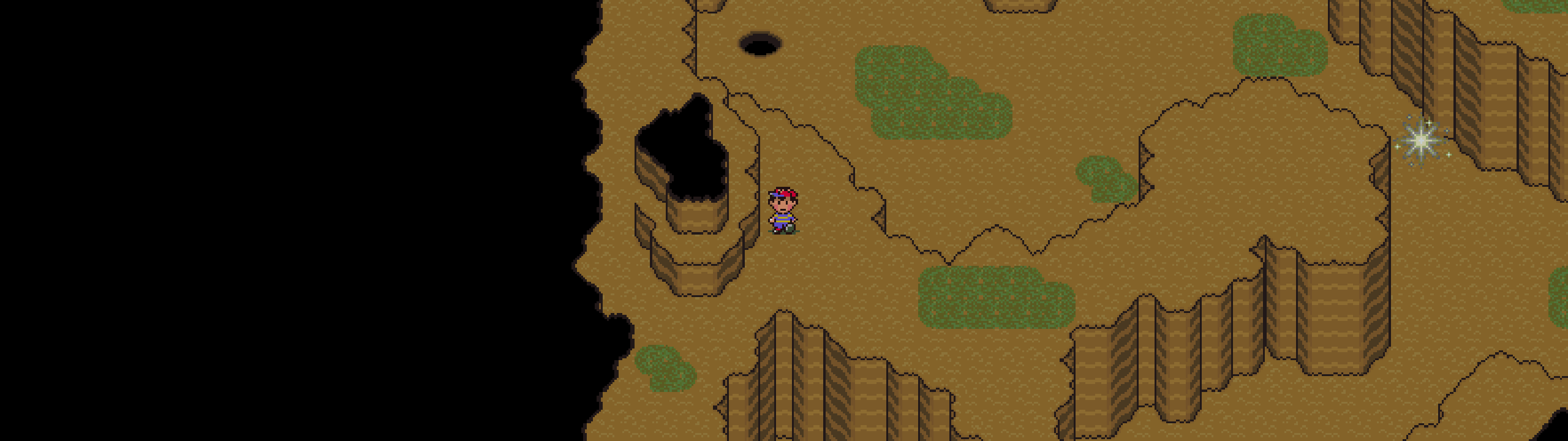 EarthBound em 32:9 no Phase Distorter 0.2.1