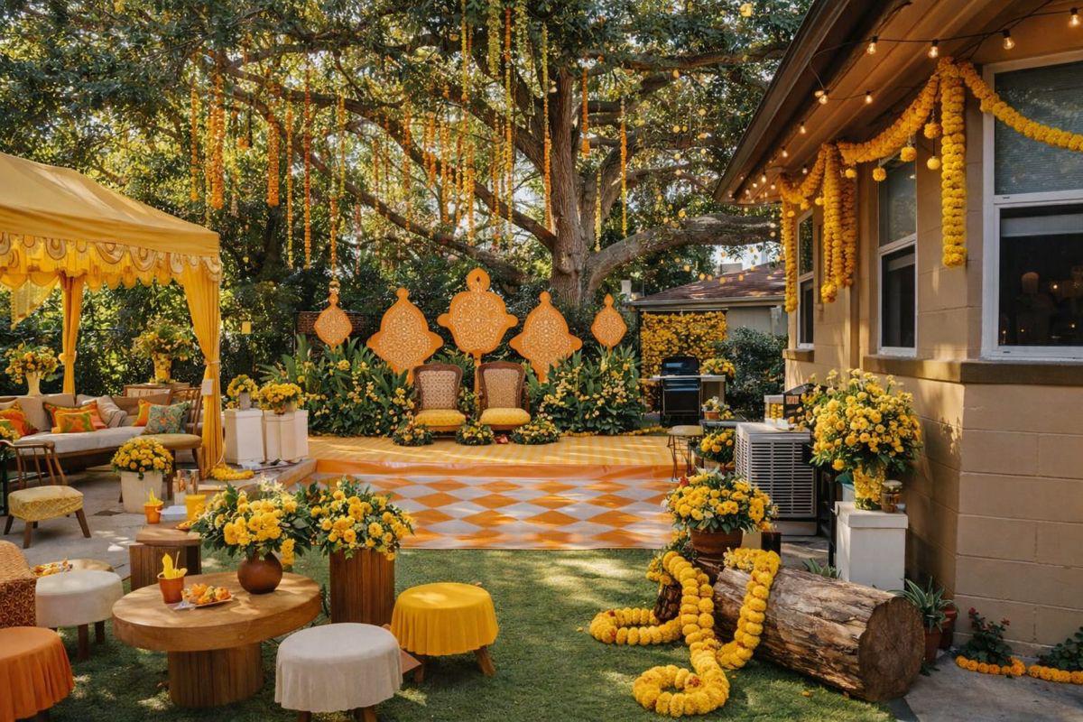 Beautifully decorated event venue
