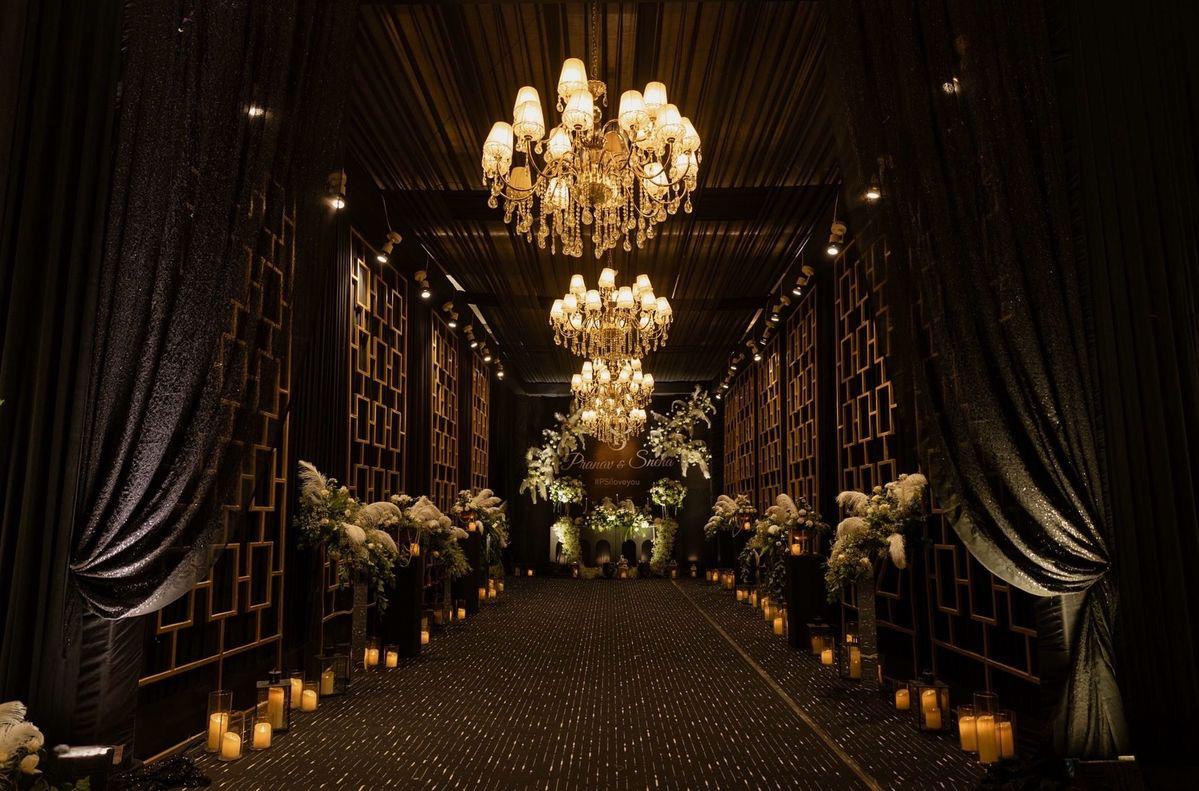 Beautifully decorated event venue