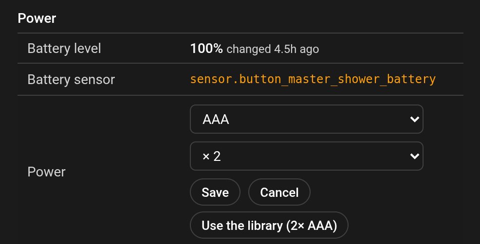 The power pencil open on a device page