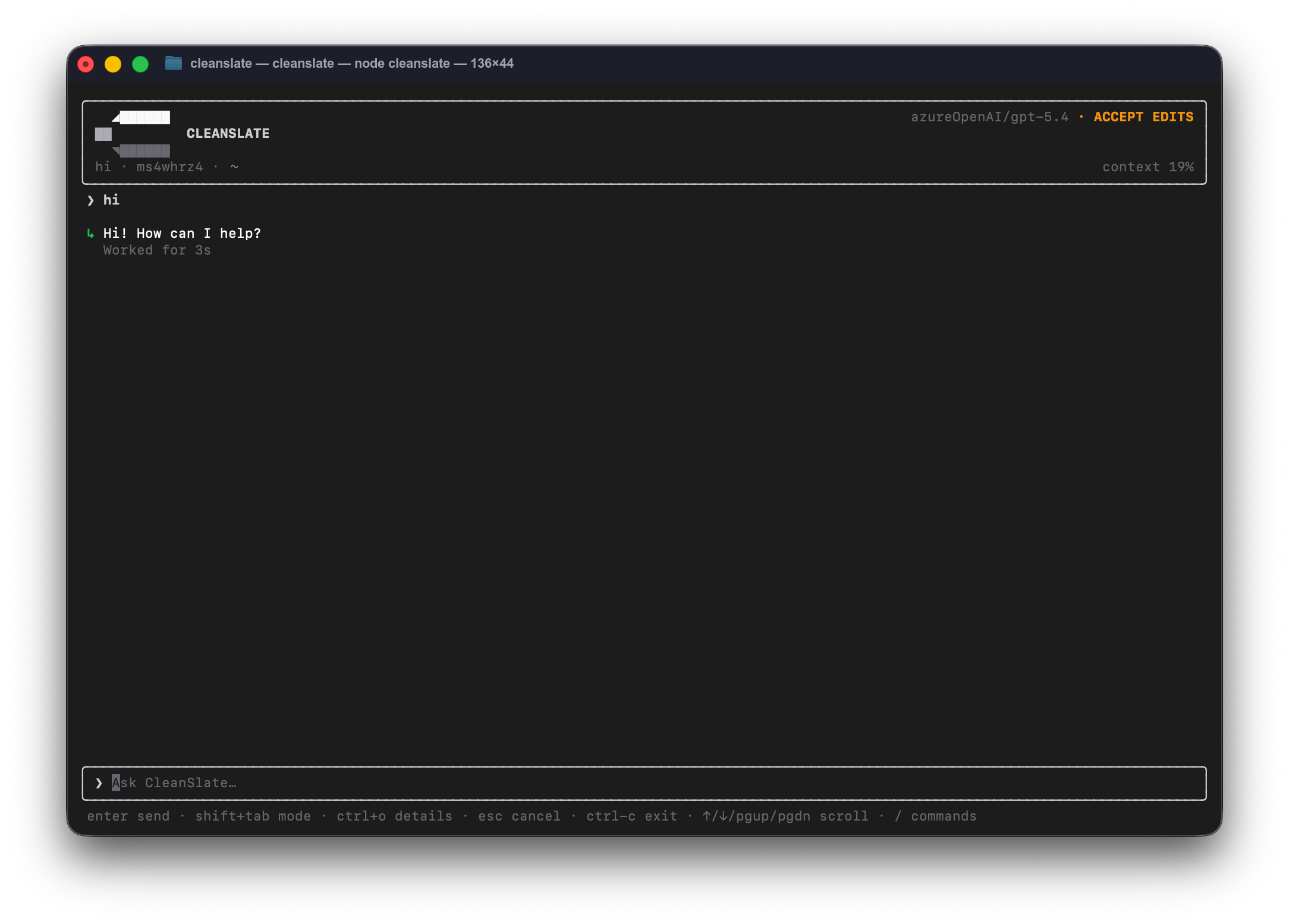 CleanSlate CLI