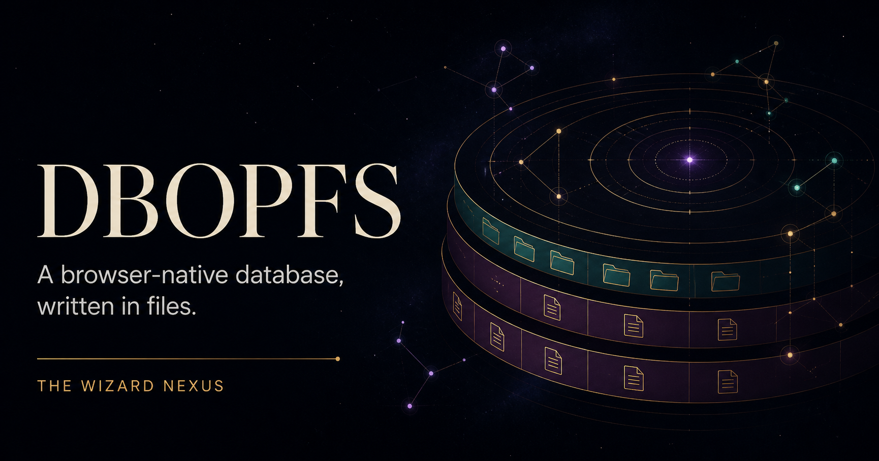 DBOPFS — a browser-native database written in files