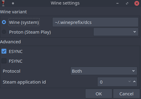 Opentrack Wine Implementation