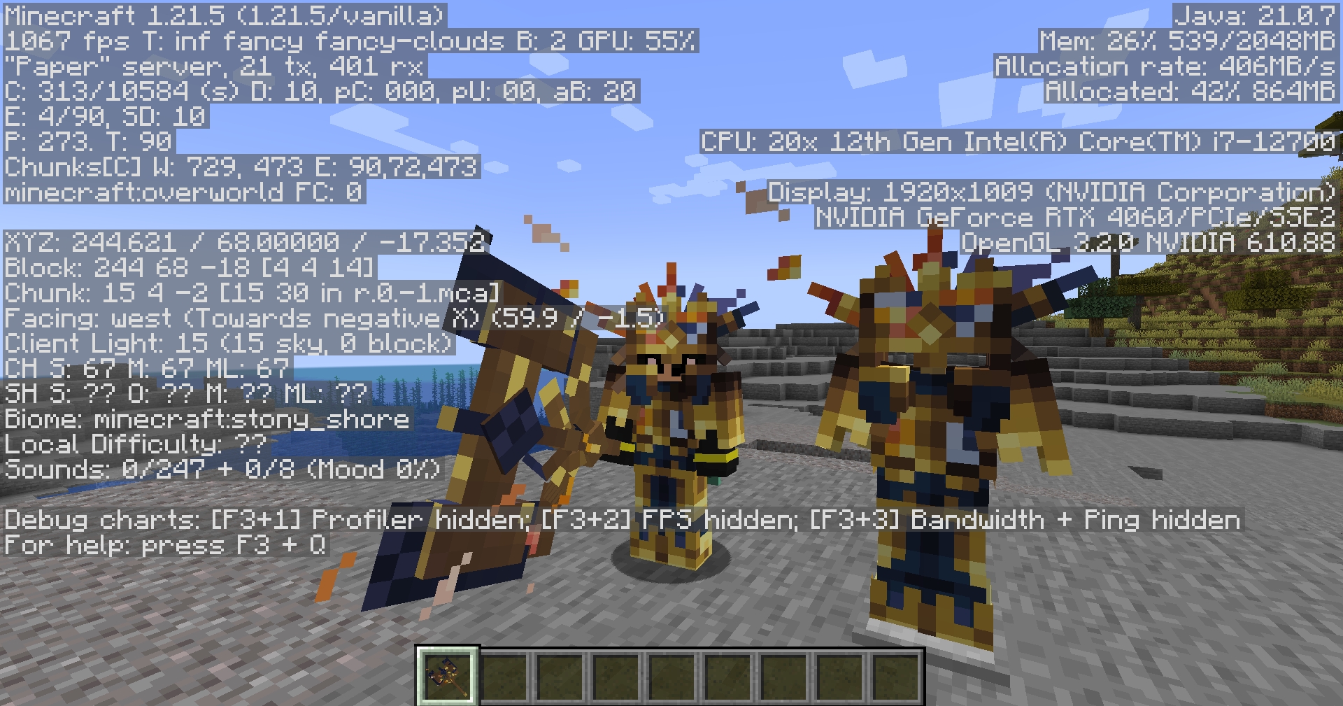 Custom items in-game