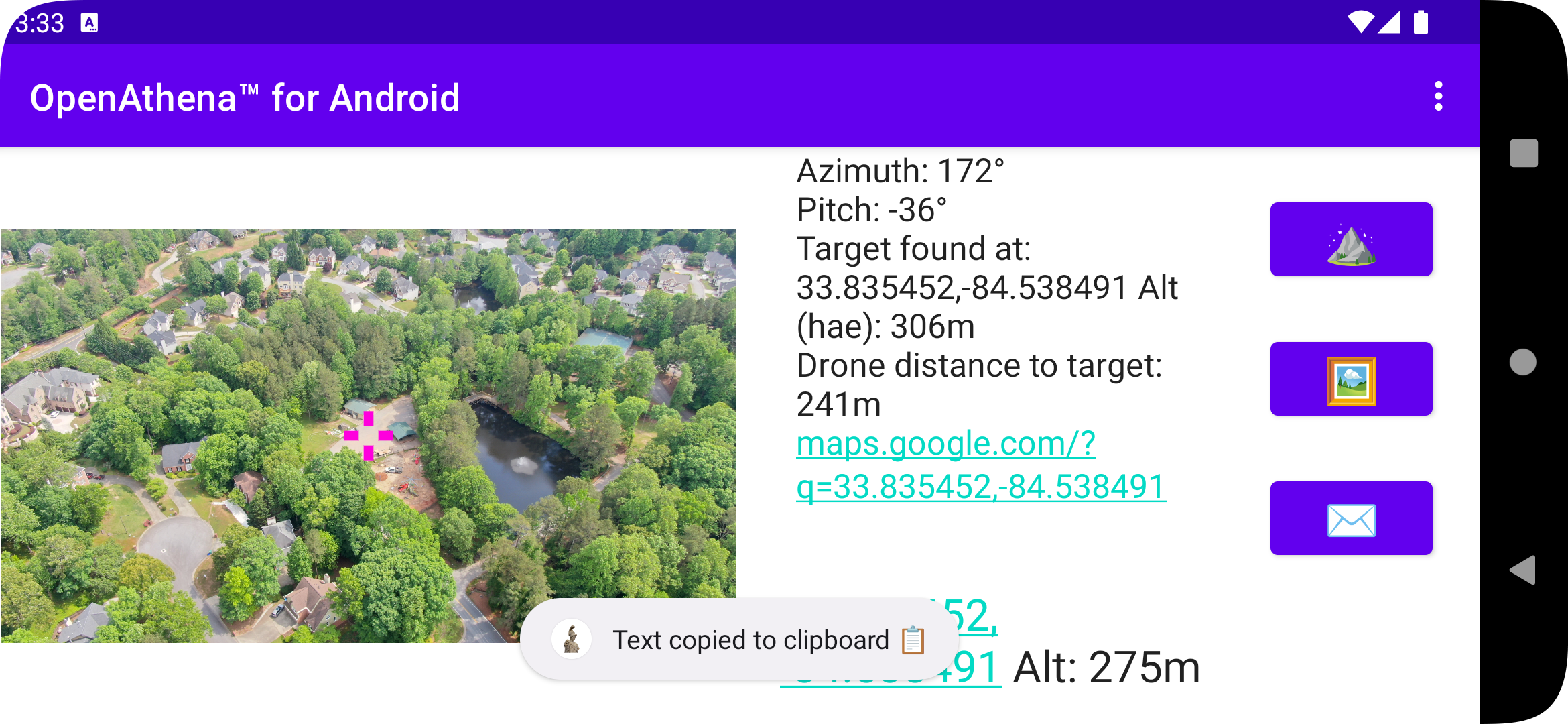 OpenAthena Android DJI_0419.JPG target location text copied to clipboard