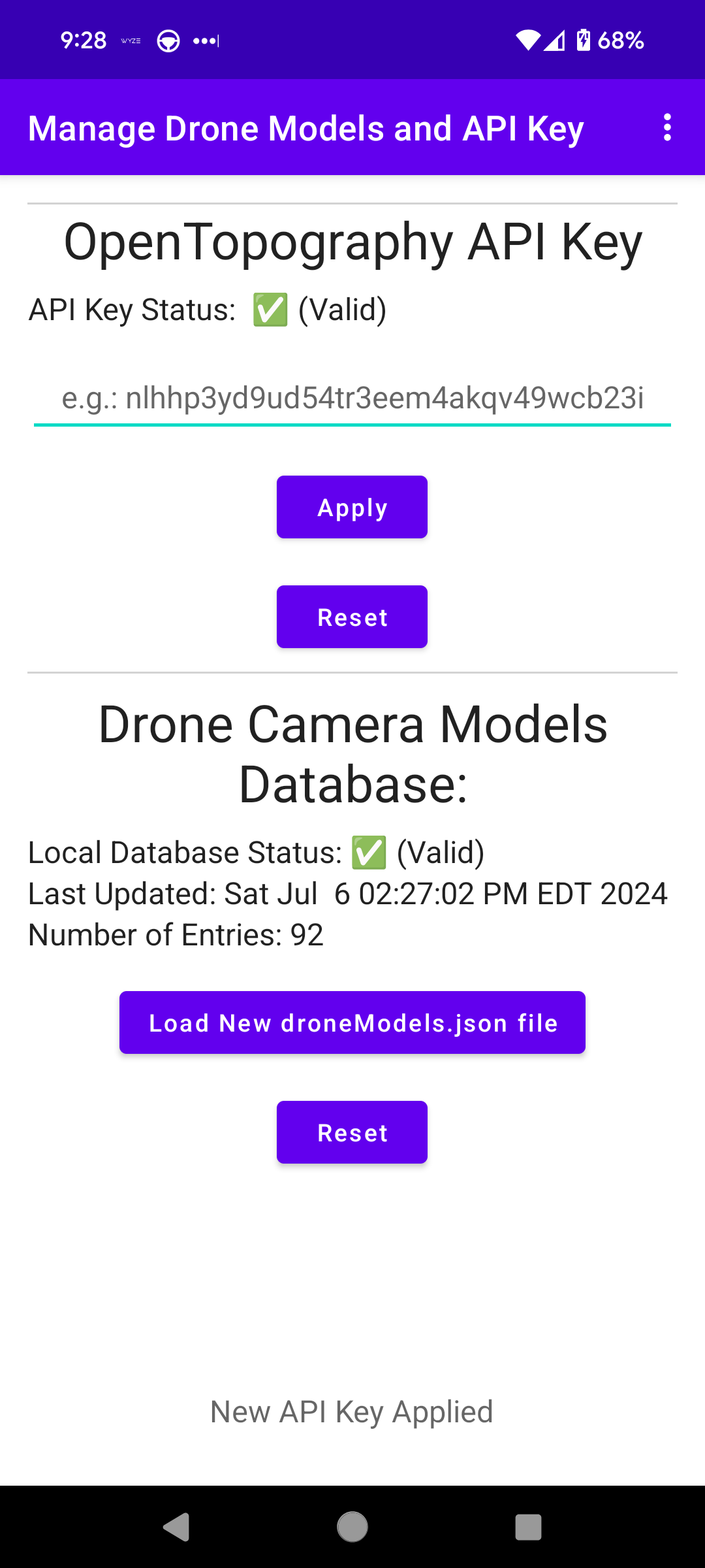 OpenAthena™ Android Open Settings Activity demo