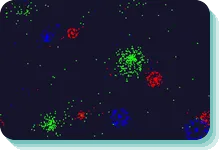 Attraction/Repulsion Simulation