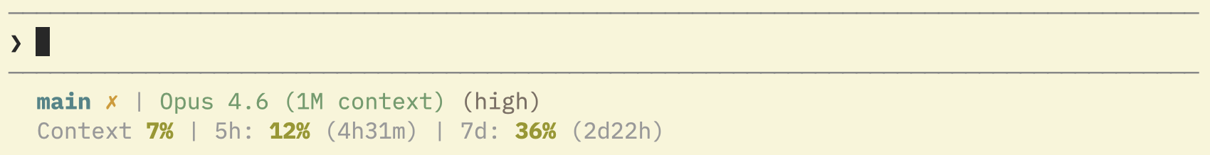 Statusline