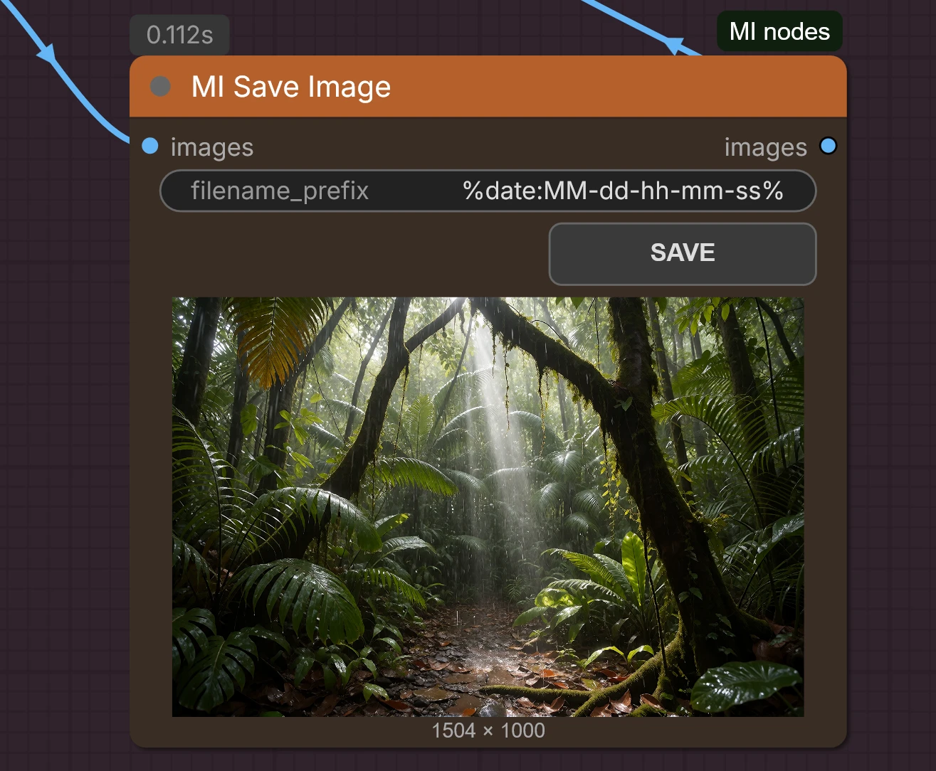 MI Save Image node