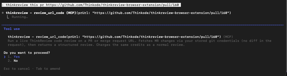 Invoke review_url_code
