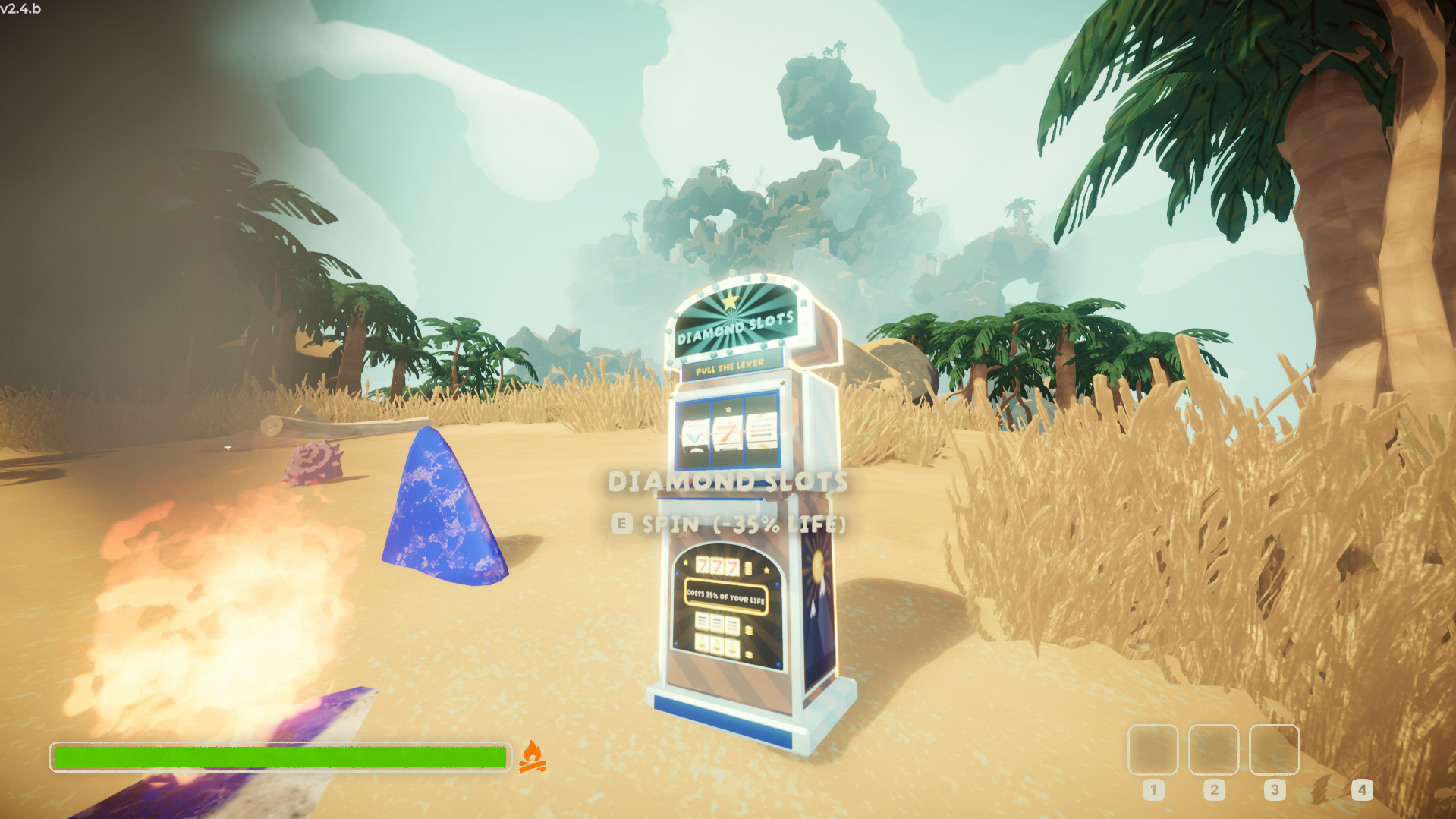 Diamond slot machine