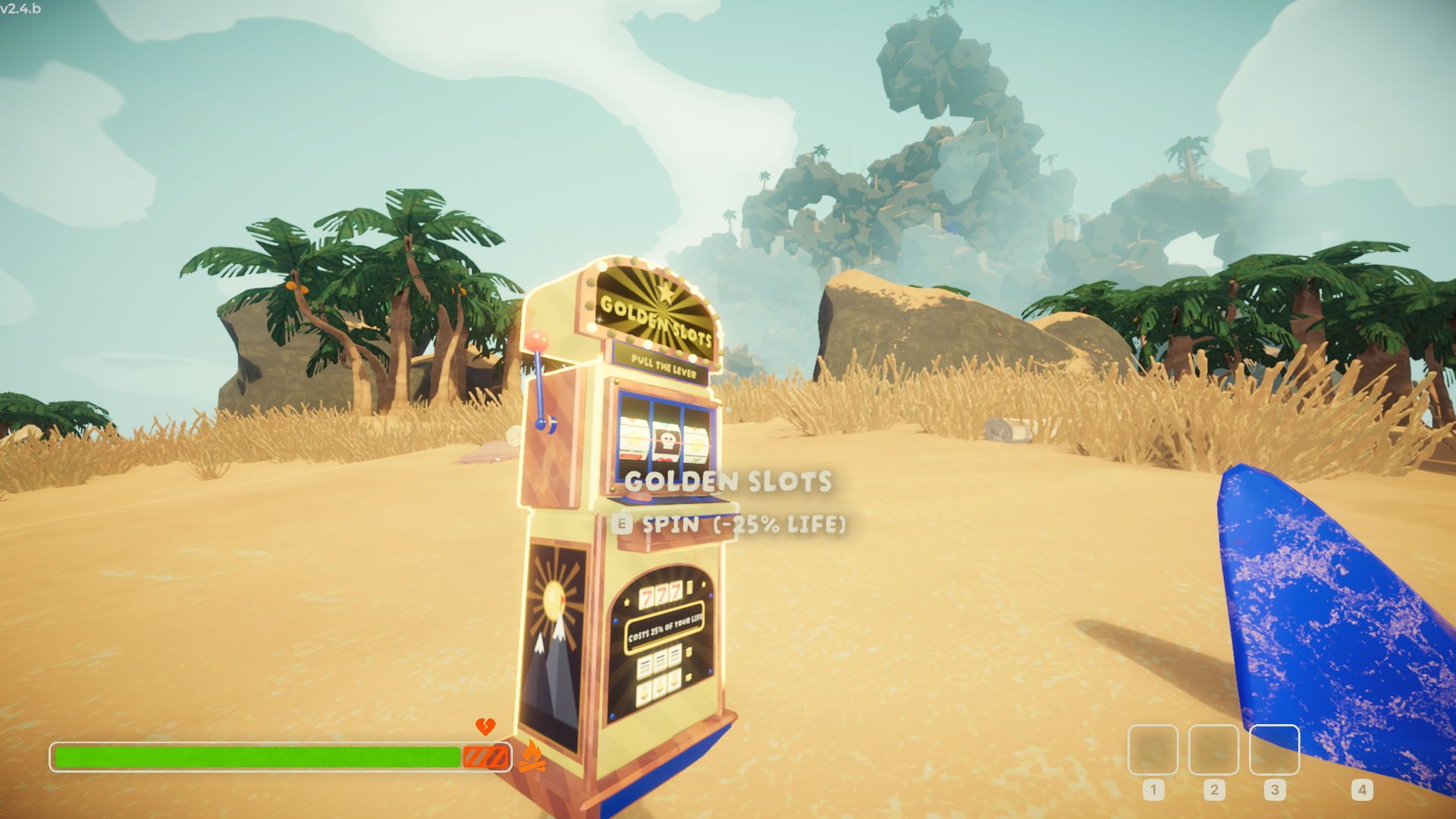 Golden slot machine