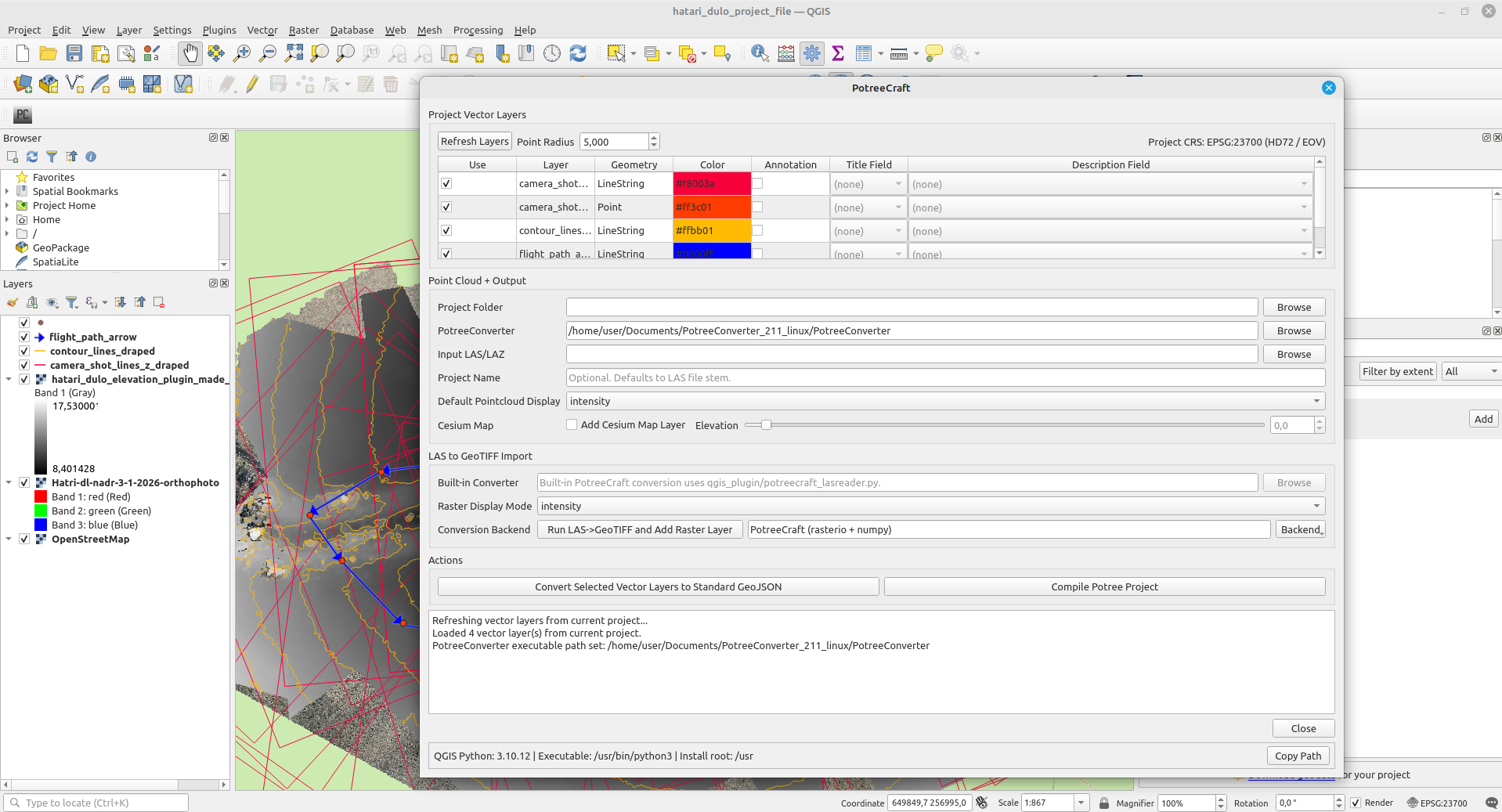 GitHub - ThomasFarmer/PotreeCraft: PotreeCraft is a QGIS plugin which ...