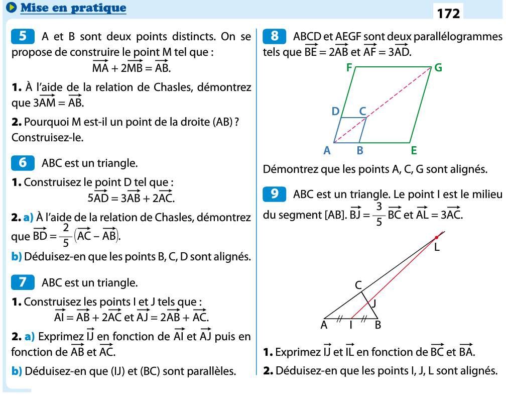 5 à 9 page 172